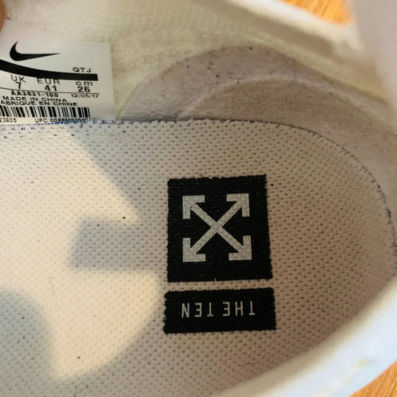 Nike x Off-White Vapormax White US 8 - Picture 13 of 16